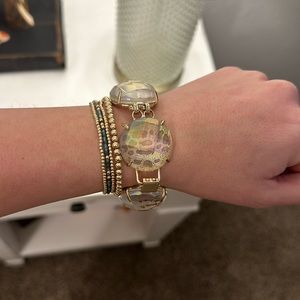 Kendra Scott Bracelet - clear/iridescent